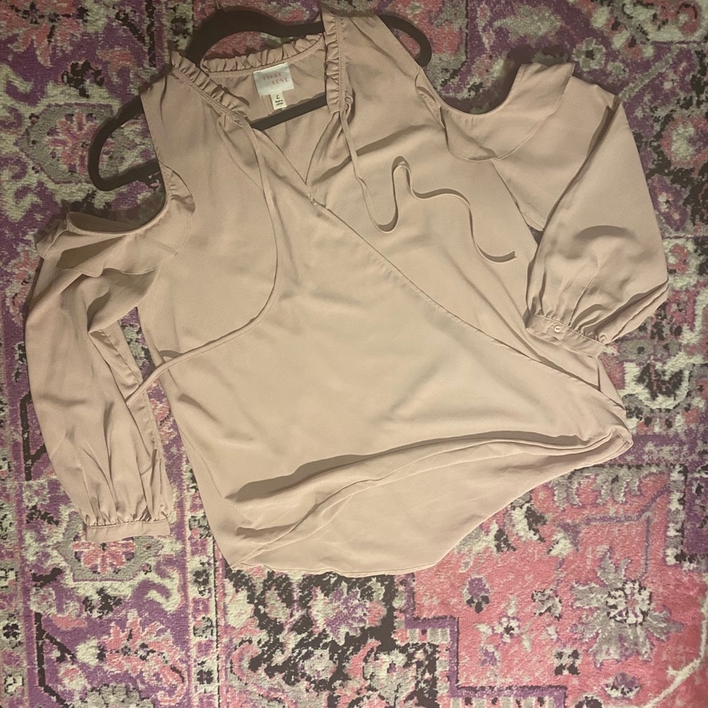First Love Cold Shoulder Blouse